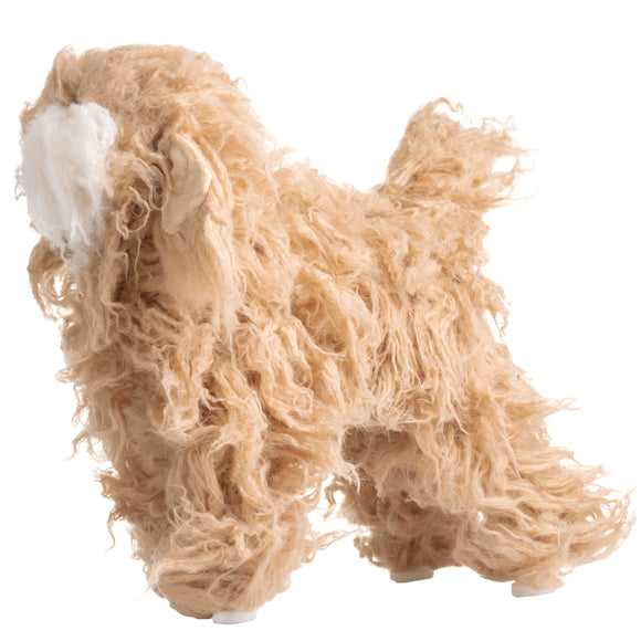 Mr. Jiang Teddy Full Body Replacement Hair – Beige with White Muzzle, Realistic Texture
