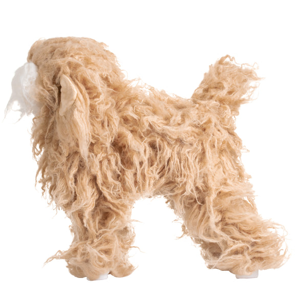 Mr. Jiang Teddy Full Body Replacement Hair – Beige with White Muzzle, Realistic Texture