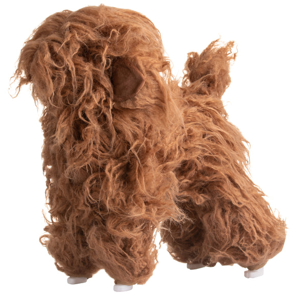 Mr. Jiang Poodle Full Body Hair Lamb – Replacement Brown Coat for Grooming Mannequin, Realistic Texture