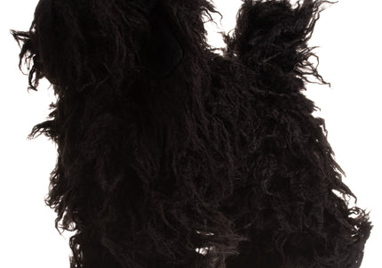 Mr. Jiang Poodle Full Body Hair Lamb – Black Replacement Coat for Grooming Mannequin, Realistic Texture