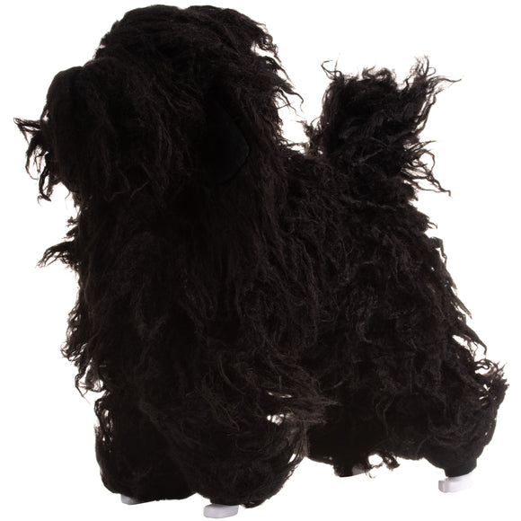 Mr. Jiang Poodle Full Body Hair Lamb – Black Replacement Coat for Grooming Mannequin, Realistic Texture