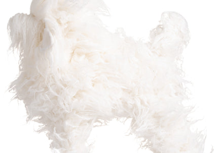 Mr. Jiang Poodle Continental Full Body Replacement Hair – White Long Synthetic Coat