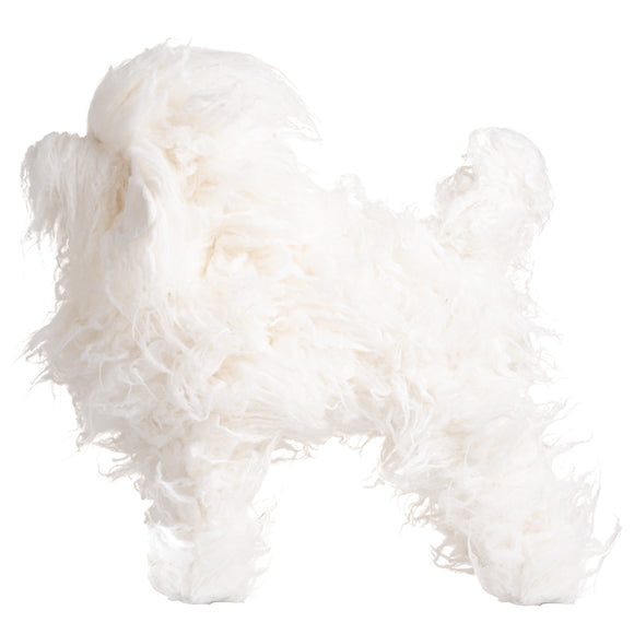 Mr. Jiang Poodle Continental Full Body Replacement Hair – White Long Synthetic Coat