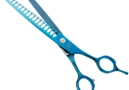 Henbor Selective Line Chunker Scissors 7.5in – Professional Single-Sided Thinning, 18 Teeth