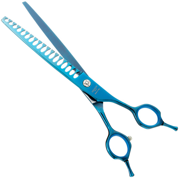 Henbor Selective Line Chunker Scissors 7.5in – Professional Single-Sided Thinning, 18 Teeth