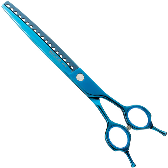 Henbor Selective Line Chunker Scissors 7.5in – Professional Single-Sided Thinning, 18 Teeth