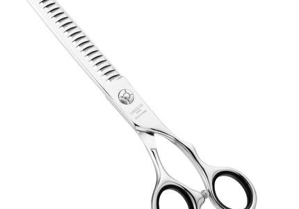 Henbor Infinity Pets Line Chunker Scissors 7" – Professional Single-Sided Thinning, 25 Teeth