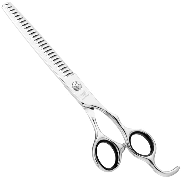 Henbor Infinity Pets Line Chunker Scissors 7" – Professional Single-Sided Thinning, 25 Teeth