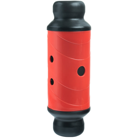 Eat Slow Live Longer Roller Treat Toy – Durable 23cm Interactive Red Dispenser