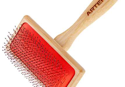 Artero Nature Collection Large Slicker Brush – Long Protected Pins, Gentle on Sensitive Skin