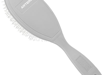 Artero Soft Slicker Brush Left – Oval Poodle Brush with Long Soft Pins, Ergonomic Left-Handed Design
