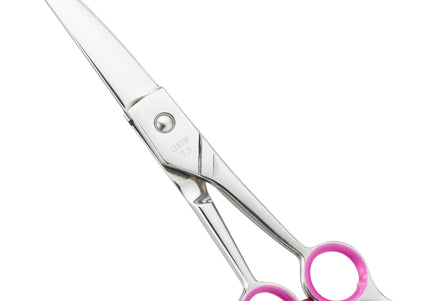 Geib Gator Curved Grooming Scissors – 7.5" Japanese Stainless Steel, Micro-Grind Edge