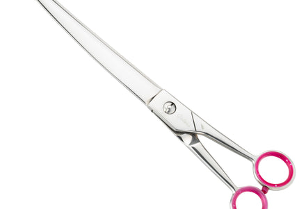 Geib Gator Curved Grooming Scissors – 10" Japanese Stainless Steel, Micro-Grind Blades