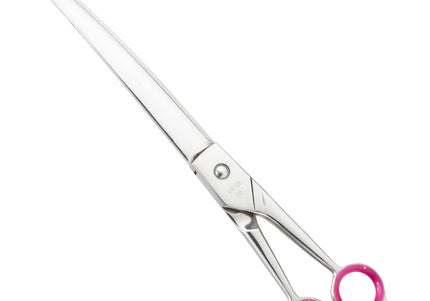 Geib Gator Curved Grooming Scissors – 10" Japanese Stainless Steel, Micro-Grind Blades