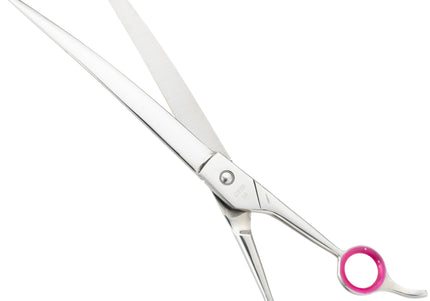 Geib Gator Curved Grooming Scissors – 10" Japanese Stainless Steel, Micro-Grind Blades