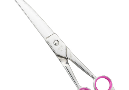 Geib Gator Curved Grooming Scissors – 7.5" Japanese Stainless Steel, Micro-Grind Edge