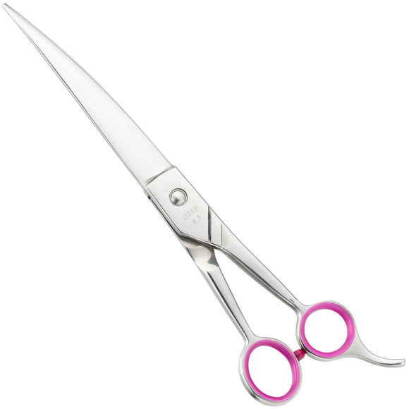 Geib Gator Curved Grooming Scissors – 7.5" Japanese Stainless Steel, Micro-Grind Edge
