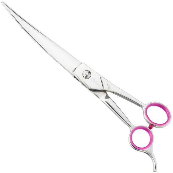 Geib Gator Curved Grooming Scissors – 7.5" Japanese Stainless Steel, Micro-Grind Edge