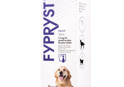 Fypryst Fipronil Flea and Tick Spray 2.5mg/ml 100ml – Fast-Acting, Long-Lasting Protection