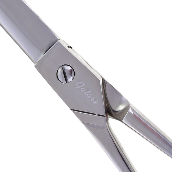 Geib Gator Left Curved Scissors – 10" Japanese Stainless Steel, Left-Handed, Precision Grooming Tool
