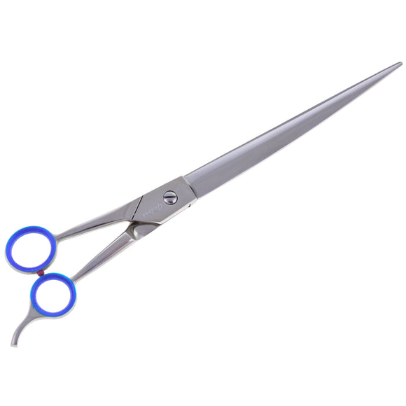 Geib Gator Left Curved Scissors – 10" Japanese Stainless Steel, Left-Handed, Precision Grooming Tool