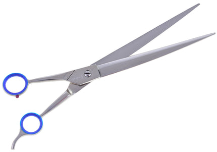 Geib Gator Left Curved Scissors – 10" Japanese Stainless Steel, Left-Handed, Precision Grooming Tool