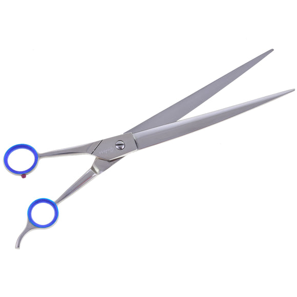 Geib Gator Left Curved Scissors – 10" Japanese Stainless Steel, Left-Handed, Precision Grooming Tool