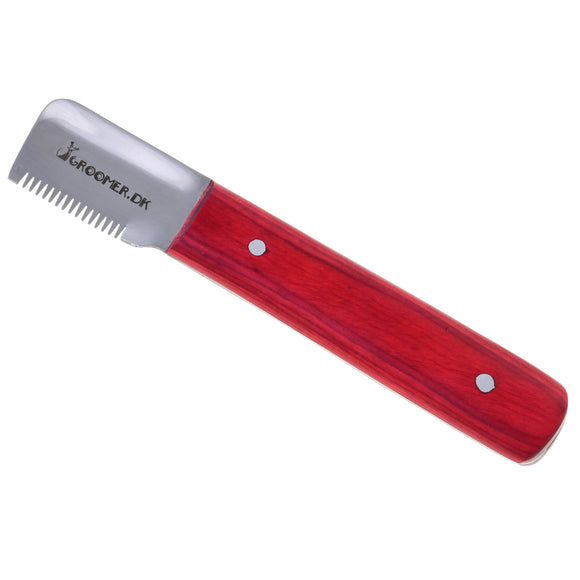 Groomer.dk Classic Trimmer Retro Edition – Extra Coarse Blade, Wooden Handle, Professional Quality