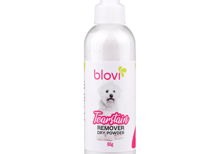 Blovi Tear Stain Remover Powder 65g – Moisture-Absorbing Formula, Eliminates Eye Area Stains