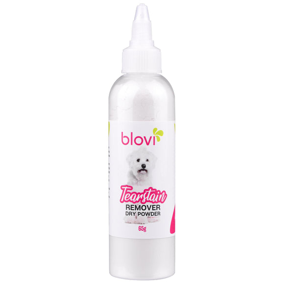 Blovi Tear Stain Remover Powder 65g – Moisture-Absorbing Formula, Eliminates Eye Area Stains