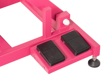 Blovi Callisto Pink Electric Grooming Table – Adjustable Lift, 125x65cm Non-Slip Top