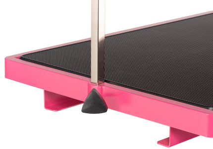 Blovi Callisto Pink Electric Grooming Table – Adjustable Lift, 125x65cm Non-Slip Top