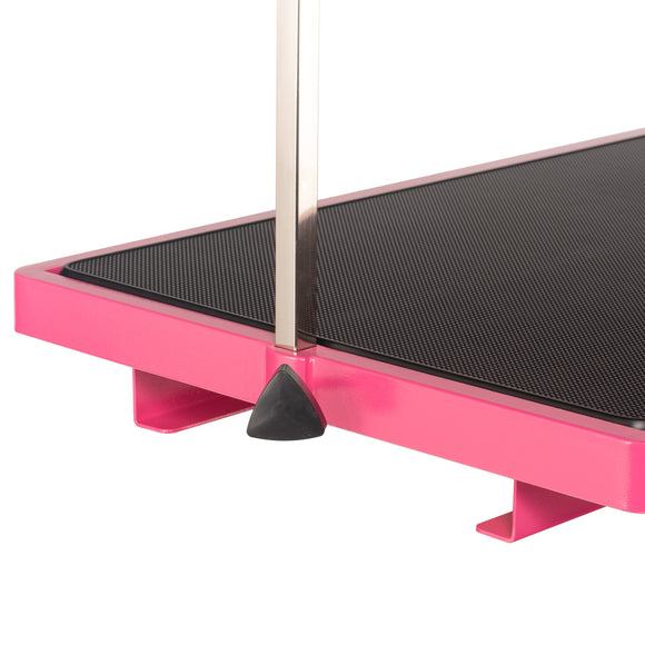 Blovi Callisto Pink Electric Grooming Table – Adjustable Lift, 125x65cm Non-Slip Top