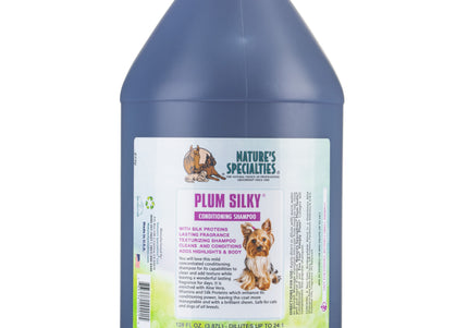 Nature's Specialties Plum Silky Shampoo – Nourishing Silk-Infused Concentrate, 3.8L Bottle