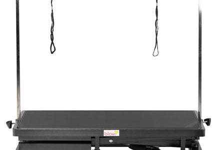 Blovi Callisto Black Electric Grooming Table – Adjustable Lift, 125x65cm Non-Slip Surface