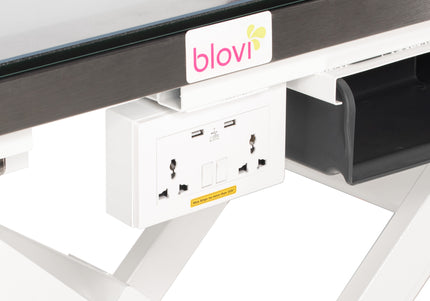 Blovi Luminous Pro Grooming Table 120x65cm – Lift System and LED Glass Top, Professional Grade