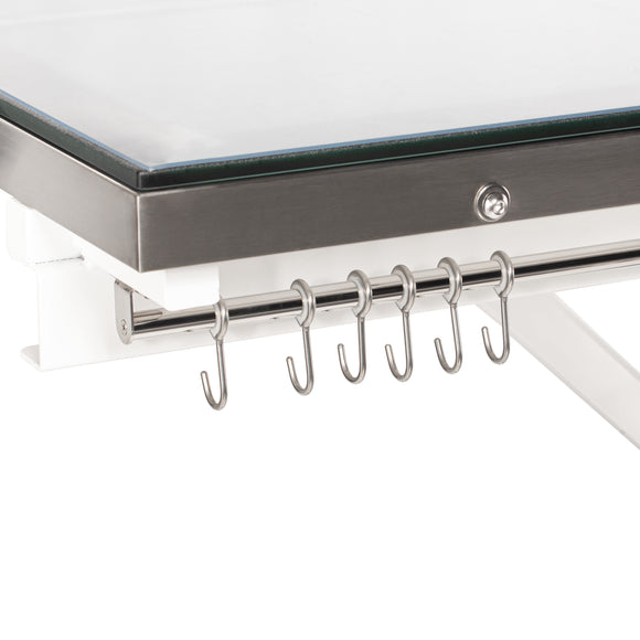 Blovi Luminous Pro Grooming Table 120x65cm – Lift System and LED Glass Top, Professional Grade