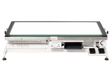 Blovi Luminous Pro Grooming Table 120x65cm – Lift System and LED Glass Top, Professional Grade