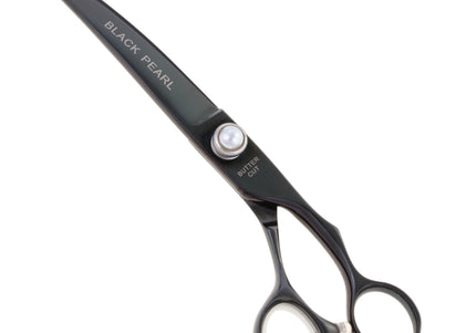 Geib Black Pearl Scissors Set 7.5in – Japanese Cobalt Steel, Professional Cutting and Thinning, 3 Pieces