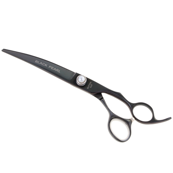 Geib Black Pearl Curved Scissors – 10" Cobalt Steel, Professional Precision Grooming Tool