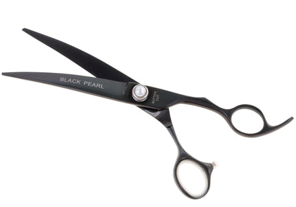 Geib Black Pearl Curved Scissors – 10" Cobalt Steel, Professional Precision Grooming Tool