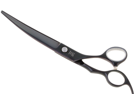 Geib Black Pearl Curved Scissors – 10" Cobalt Steel, Professional Precision Grooming Tool