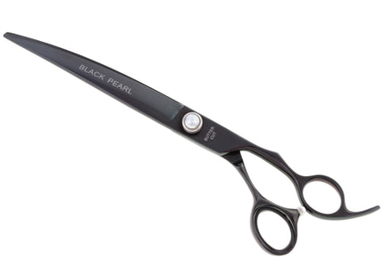 Geib Black Pearl Curved Scissors – 10" Cobalt Steel, Professional Precision Grooming Tool