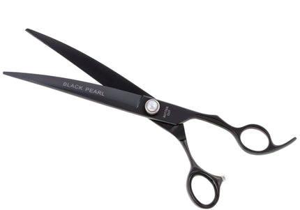 Geib Black Pearl Curved Scissors – 10" Cobalt Steel, Professional Precision Grooming Tool