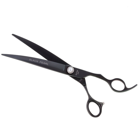Geib Black Pearl Curved Scissors – 10" Cobalt Steel, Professional Precision Grooming Tool
