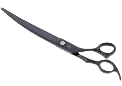 Geib Black Pearl Curved Scissors – 10" Cobalt Steel, Professional Precision Grooming Tool