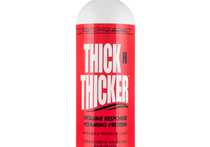 Chris Christensen Thick N Thicker Volume Response Foaming Protein Conditioner – 473ml, Regenerates and Adds Volume