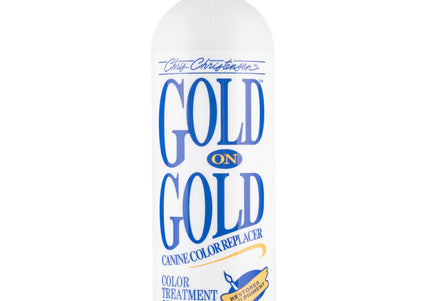 Chris Christensen Gold On Gold Shampoo – Color-Enhancing Formula, 473ml, Brightens Golden Coats