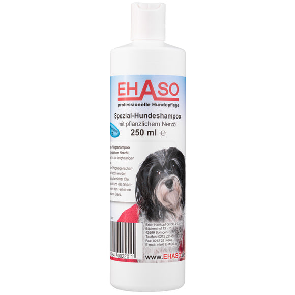 Ehaso Nerzol Shampoo – Concentrated Formula with Vegetable Mink Oil, 250ml for Long Coats