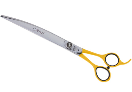 Geib Crab Curved Grooming Scissors 9.5" – Precision Micro-Bevel Blade, Level 1 Quality